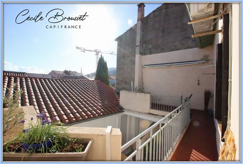 Dpt Pyrénées Orientales (66), à vendre CERET appartement T4 de 103,29 m² avec terrasse et balcon