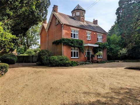 An opportunity to purchase a fine period house, seamlessly blending distinctive character and modern elegance. With its imposing presence, sprawling two-acre grounds, and many period features, this exceptional detached family residence enjoys a timel...