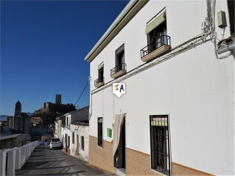 Situated in the historical town of Alcaudete in the Jaen province of Andalucia, Spain. This large 4 bedroom town house with castle views was once two flats, a downstairs and an upstairs but with one front door. It has a great sized patio with three r...