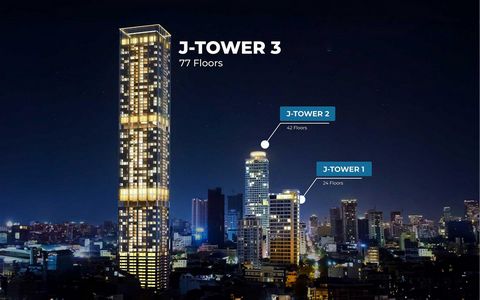 J-Tower 3 vous est présenté par Tanichu Assetment Co. Ltd., un promoteur japonais de confiance connu pour le succès de ses développements résidentiels de premier plan, J-Village Apartment, J-City, et J-Tower 1 et J-Tower 2. Destiné à devenir la meill...