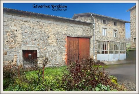 Dpt Puy de Dôme (63), à vendre CELLES SUR DUROLLE maison à rénover sur son terrain avec grange et garage
