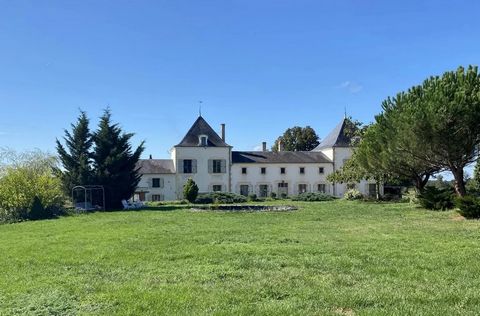 This is a magnificent chateau situated on 5 hectares of land, featuring 6 bedrooms and 4 bathrooms. It has been completely renovated and is surrounded by its own grounds. This chateau offers spacious and versatile living spaces, including a three-bed...