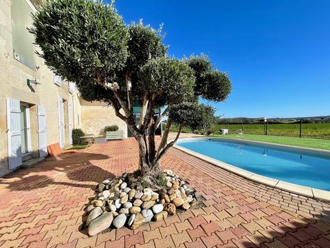 EXCLUSIVELY. 13 minutes from Langon, in the town of Savignac, come and discover this exceptional residence. With its 6 bedrooms, including 3 master suites, this property offers generous space to accommodate family and friends. You can relax in the sw...