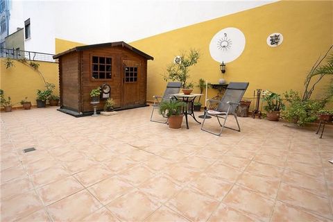 Palm. Apartment with private terrace of approximately 100m2. This property has a lot of character and is very bright. This house consists of 2 living rooms, fitted kitchen with office and equipped, 3 bedrooms, wardrobe, 2 bathrooms, stoneware floors,...