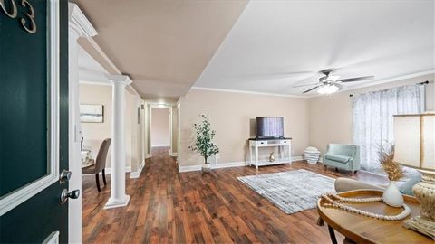 Welcome to Charleston Square! This beautiful condo boasts an open floor plan with a renovated kitchen that overlooks the spacious living room and dining area, perfect for entertaining! The updated kitchen features white cabinets, new refrigerator, st...