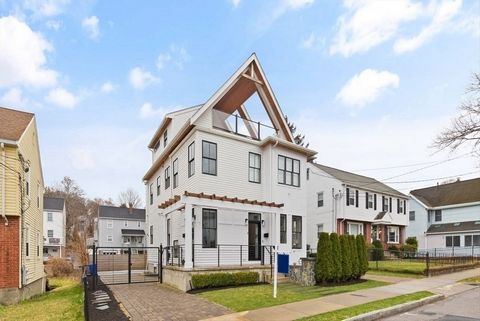 Young two family in pristine condition, located on a quiet street along the Belmont line. Each residence offers two levels of living and has the feel of a single family home with separate entrances, high ceilings, and each has their own private outdo...