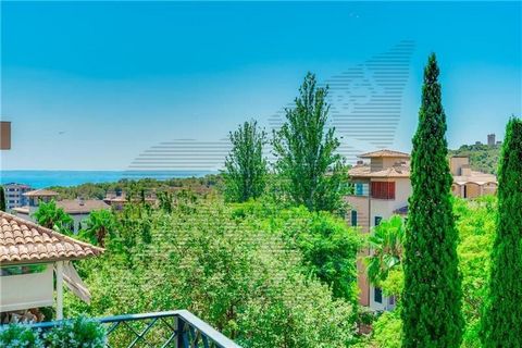 Penthouse with views of the sea and Bellver Castle, 135m2 approx., large living room, fitted kitchen with office, 3 bedrooms (possibility of 4), 2 bathrooms (1 en suite), marble floors, double glazing, air conditioning hot/cold, terrace on the ground...