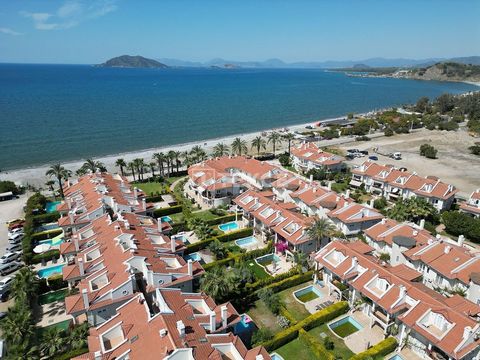 Seafront Villa in a Complex with Private Pool and Garden in Fethiye Fethiye has been a settlement area since the 4th century BC for its beautiful bays, fertile nature, and unique Mediterranean climate. ... is located in a holiday village concept comp...