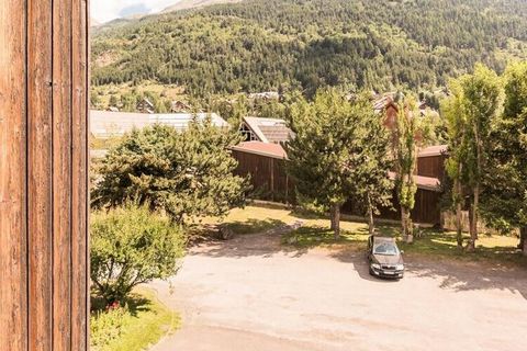 This charming studio offers a comfortable stay for two guests, perfect for couples or solo travelers seeking a cozy mountain retreat. The living area features a 140 cm convertible sofa bed and a television, creating a relaxing space to unwind after a...