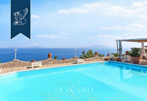 This luxurious villa for sale in Anacapri offers stunning views of the sea and is surrounded by 3,000 sqm of lush Mediterranean vegetation. Located near Capri's historic town center and the famous Blue Grotto, this two-storey, 300 sqm villa prov...