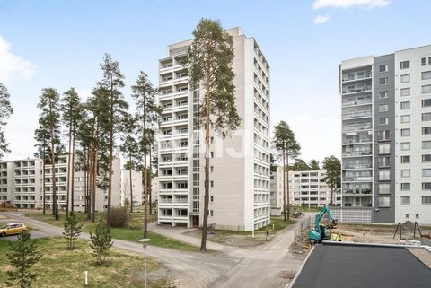 A cozy and bright one-bedroom apartment with two balconies in Sairaalanrinne, Mäntykangas. This lovely small home is located close to the hospital and medical campus, schools, services, and transportation links. It is perfect as a personal home, inve...