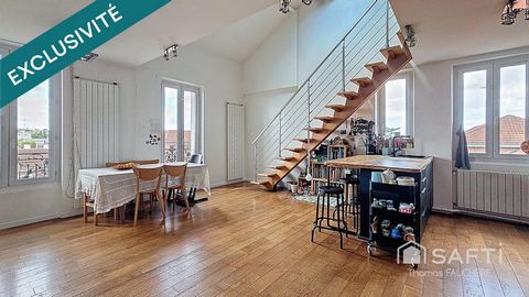 Duplex 109m² de standing Séjour cathédrale de 70m²