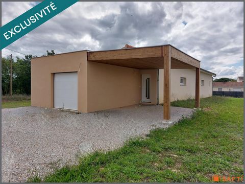 Maison neuve t4, garage et car-port, terrain 959m²