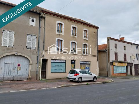 Immeuble - Lot de deux grands appartements à Aigueperse pour habiter ou pour louer