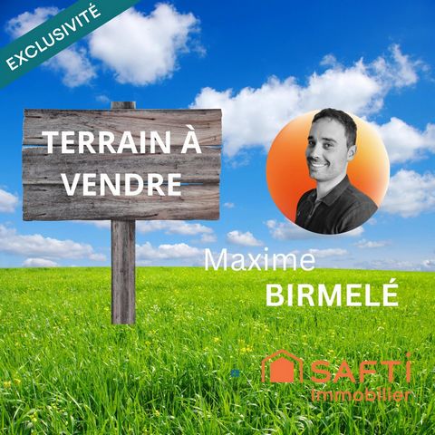 Terrain 1400 m² constructible et viabilisé