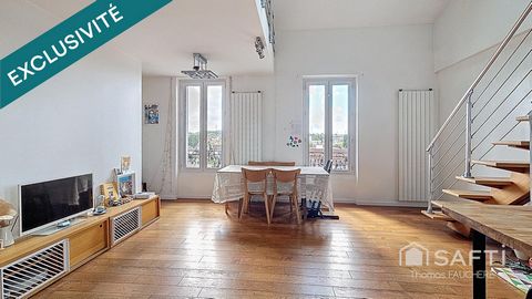 Duplex 109m² de standing Séjour cathédrale de 70m²