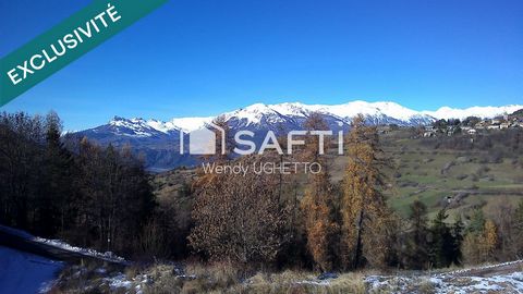 Terrain rare aux Orres – Vue montagne