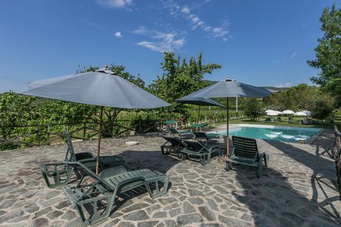 This lovely holiday home is situated in Bucine. Ideal for a family, it can accommodate 3 guests and has 1 bedroom. It also has a swimming pool for you to have a refreshing dip on a sunny day. The forest lies 100 m from the home. You can dine out at t...