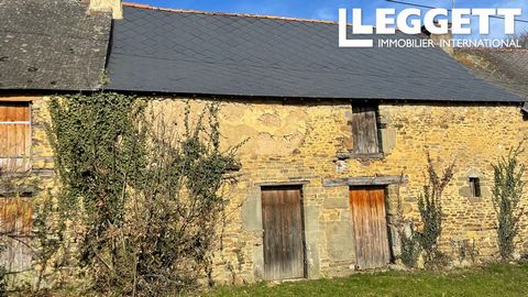 A18762CCU56 - Huge potential for this stone property situated in a small hamlet just a few KM from GUILLIERS Let your imagination run wild with ideas for this stone building. The proeprty has a new roof and concrete floor. Enough space for a 3 bedroo...