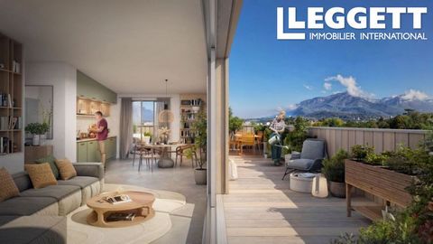 A22455CAF73 - A 3 bedroom duplex apartment for sale in a new build eco-responsible residence that is integrated into the countryside. The residence is set In the heart of Cognin's new Eco district, and gives the advantages of living in the countrysid...