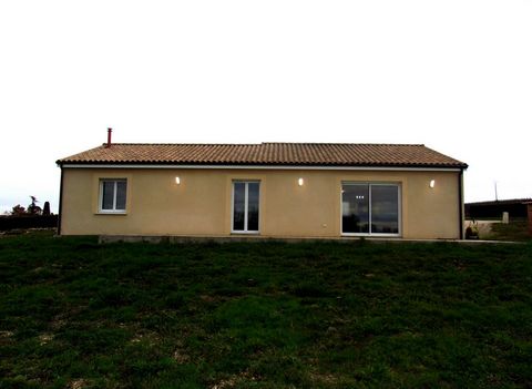 Beaux Villages are delighted to offer for sale this newly-built one storey 4 bedroom property located just 15 minutes drive from Bergerac Airport. Approached via a short driveway, the house comprises an entrance hallway leading into a superb open-pla...