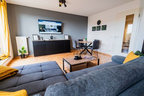 Welcome to the beautiful Hansapark, near the Leipziger Straße exit of the Magdeburger Ring. Here you will find a cozy, fully equipped apartment that offers everything you need for a great stay in Magdeburg. The apartment is perfect for up to 4 people...