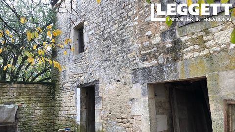 A17748 - This Property is on the edge of a small tranquil village and has the added bonus of being completely contained. The roof is in good condition. Its façade is of beautiful stone typical for this area in the Charente. Information about risks to...