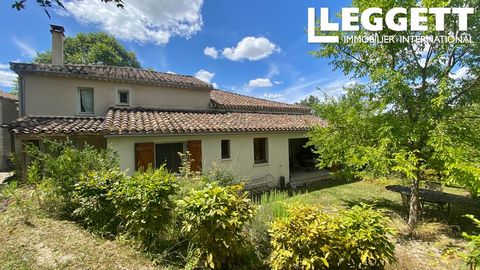 A23364SNM46 - Attractive individual property situated in a very pretty white stone village near Castelnau-Montratier. This property really is deceptively spacious and offers plenty of flexibility to create more bedrooms or even an art studio. The cel...