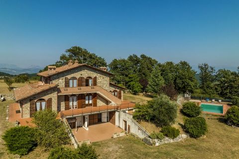 PROPERTY DESCRIPTION Immersed in the green Umbrian hills, where freedom and tranquility reign supreme, we offer for sale this splendid farmhouse, from which every view offers wonderful panoramic views of Gubbio and the surrounding towns. The property...