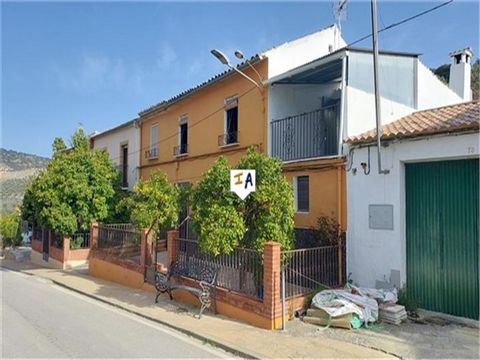 This 4 bedroom, 3 bathroom townhouse with a garage, patio, terrace and a big garden, sits on a generous 796m2 plot in the quiet village of Zambra near Rute, in the Cordoba Province of Andalucia, Spain. Being sold part furnished the spacious 210m2 bui...