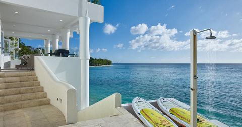 Located in St. James. Ocean Heights is located in Prospect, St. James. It’s position is directly on the cliff front and this 6 bedroom beachfront villa offers phenomenal ocean views from each and every level. The house is spread over three levels, ea...