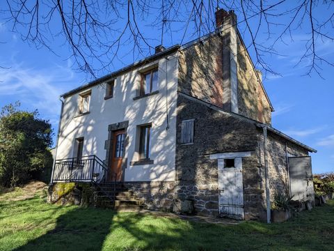 EXCLUSIVE TO BEAUX VILLAGES! This delightful renovated property is located in a small hamlet close to La Souterraine.  On the ground floor you will find a fitted kitchen, utility room, WC, lounge with a woodburning stove and dining room.  On the firs...