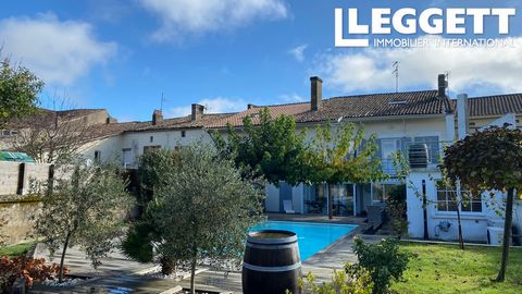 A27915KMV24 - Renovated 4-bedroom house with pool and outbuildings, conveniently located between Bergerac and St Foy la grande. This family home with old-world charm, 200 m² on 2 levels, set in enclosed, grounds with barn (90m²) and heated pool has l...