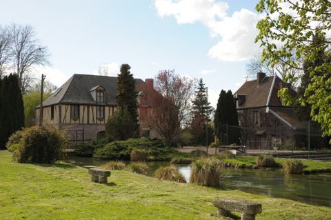 Located less than 2 hours from Paris (150 km), nestled in a haven of peace and greenery, discover this magnificent property caressed by the waters of the Vanne, a first-category river. The estate unveils the unique charm of the Moulin d'Eguebaude wit...