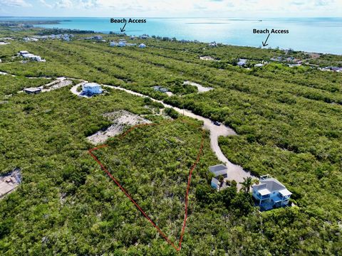 If you're searching for a very private lot, this is it. The property is located at the far end of Poinciana Lane West. The topography provides an ideal elevated building location with views out to the south and the shallow waters of the Caicos Banks....