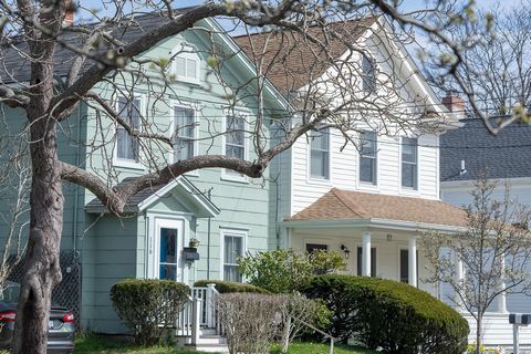 Welcome to this enchanting Greenport Village authentic farmhouse, where timeless charm meets today's sense of home and nostalgia. Step inside to be greeted by a charming staircase and the warmth of wood floors beneath your feet. Sunlight streams thro...
