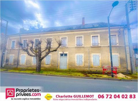 - 36110 - LEVROUX - Building to completely renovate 220m2. Offer for Investor! Possibility to make 4 apartments! ------------------------------------------------------------------------------------- -Building of 220m2 to be completely renovated in th...