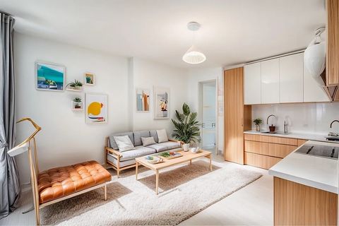 *The first photo is a perspective after work and does not represent the apartment currently*   Ideally located in the Marais, in the immediate vicinity of the rue du Temple with an unobstructed view of Beaubourg as well as transport and shops.   In a...