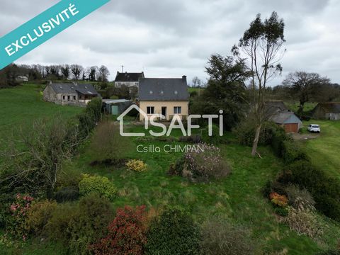 Located in Carnoët (22160), this property is in a picturesque setting, close to the Monts d'Arrée and the remarkable 