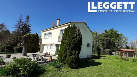 A27947JJE24 - This 2 bedroomed house built in 1971 is just a few minutes walk to the village of Verteillac. The wrap ariound garden is very well maintained. There is a large ground floor garage with a utility room and a small downstairs office/bedroo...
