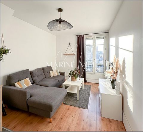 Located in the heart of Levallois city center, just 130 meters from the Louise Michel metro station, at the foot of the Henri Barbusse market, and close to numerous food shops, restaurants, a gym, etc., this apartment is in an old building made of Pa...