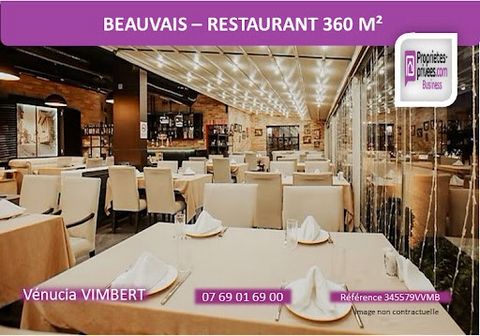 Beauvais Zone d'activité ! Axe très fréquenté sortie A16 Paris-Beauvais. Vénucia VIMBERT vous propose le Fonds de commerce de ce bar restaurant de 360 m² disposant d'une grande salle d'une capacité de 150 couverts, Bar 6 places, terrasse, d'une cuisi...