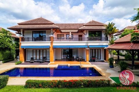 The property for sale is a 5-bedroom villa in Laguna Village, listed at 65 million Baht (65MB). Here are the key details:- Land Plot: 1,450 square meters- Living Area: 750 square meters- Ownership:- Land: Leasehold- House: FreeholdThis combination su...