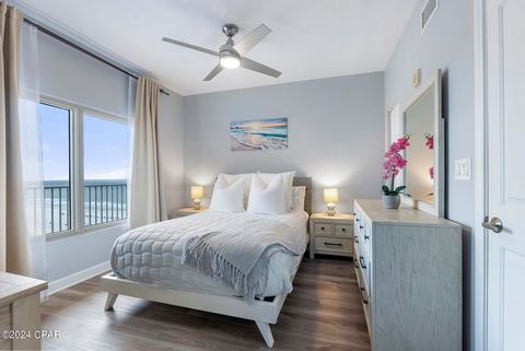 Beautifully Updated Unit!Ideally positioned on the ninth floor, this exquisite one-bedroom + bunk space, two-bathroom residence boasts over 900 square feet of refined living space and dedicated parking slot. Offering breathtaking Gulf views and overl...