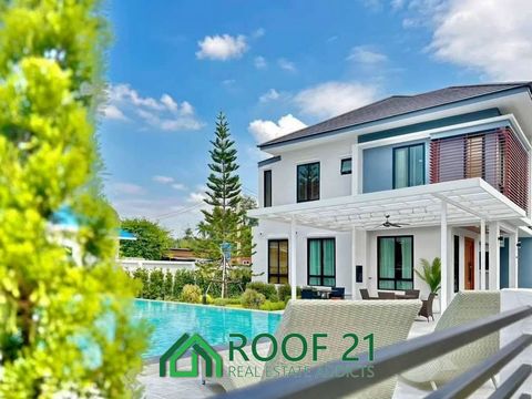 Luxury Pool Villa in Huai Yai – Modern Elegance and Resort-Style Living  Discover your dream home in Huai Yai, Soi K9! This stunning 2-storey pool villa combines luxury, comfort, and exquisite design, perfect for family living or a relaxing retreat. ...