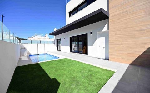 The complex consists of 12 semi-detached villas with 2 bedrooms and 2 bathrooms, and a corner chalet with 3 bedrooms and 3 bathrooms. Each property features terraces with dual orientation, front and rear gardens with natural grass, south-facing priva...