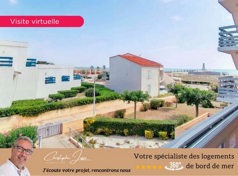 11370 PORT-LEUCATE, EXCEPCIONAL. Christophe Josse, su asesor inmobiliario local, le presenta este apartamento de 2 habitaciones con acceso directo a la playa, sin camino que cruzar y aparcamiento privado. ¡No te lo puedes perder! ENTRE EL MEDITERRÁNE...