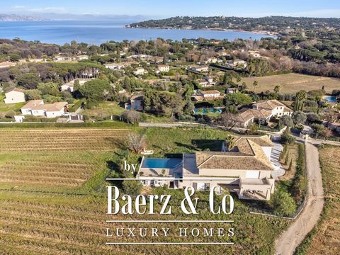 Brand new sea-view property, few minutes from beaches and famouse Place des Lices. Build with luxury materials and finishes, this 480sqm villa with 2500sqm garden is nested between vineyards and is equiped of 5 en-suites including Master bedroom. Inf...