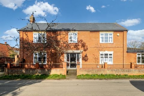 This five-bedroom attractive family home offers space and light and whilst close to a typically English village, provides easy access for commuters by road and rail plus access to the beautiful Suffolk countryside. Multigenerational living could be e...