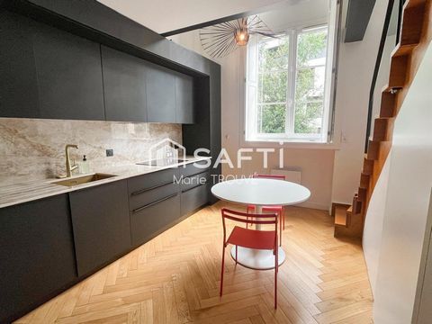 Location T2bis en duplex meublé